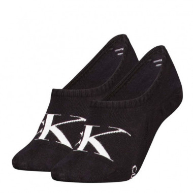Pack 2 Calcetines Footie Hig Cut  CALVIN KLEIN