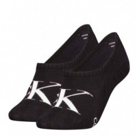 Pack 2 Calcetines Footie Hig Cut  CALVIN KLEIN
