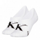 Pack 2 Calcetines Footie Hig Cut  CALVIN KLEIN
