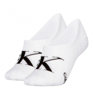 Pack 2 Calcetines Footie Hig Cut  CALVIN KLEIN