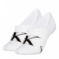 Pack 2 Calcetines Footie Hig Cut  CALVIN KLEIN