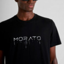Camiseta Regular Fit con Estampado de Logotipo  ANTONY MORATO