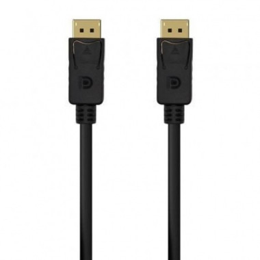 AISENS Cable Displayport 1.2 4K Dp Macho-dp Macho 50CM Negro