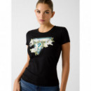 Camiseta con Logo de Triángulo de GUESS