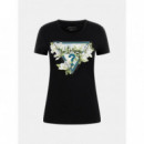 Camiseta con Logo de Triángulo de GUESS