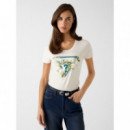 Camiseta con Logo de Triángulo de GUESS