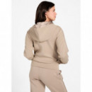 Nueva Sudadera con Capucha en Textura Neopreno Suave de GUESS