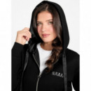 Nueva Sudadera con Capucha en Textura Neopreno Suave de GUESS