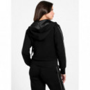 Nueva Sudadera con Capucha en Textura Neopreno Suave de GUESS