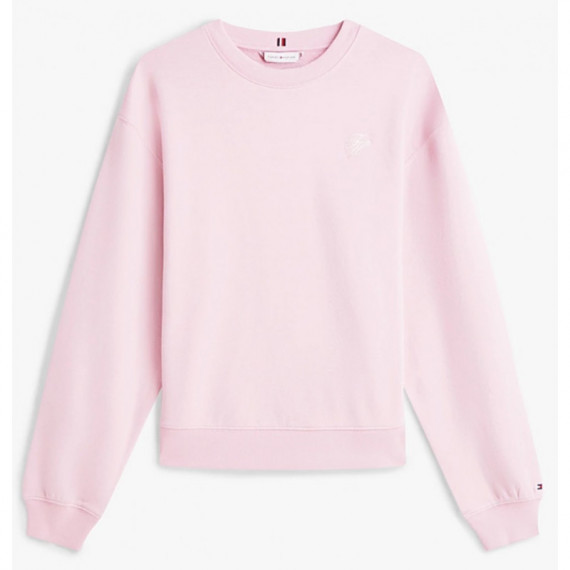 TOMMY HILFIGER - Th Script Reg Terry Swtshrt - Tpg - F|WW0WW49418/TPG