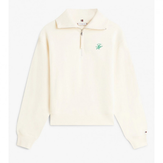 TOMMY HILFIGER - Th Script Half Zip Terry Swtshrt - Aef - F|WW0WW49470/AEF