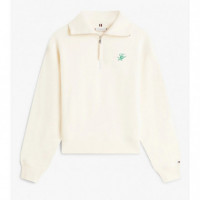 TOMMY HILFIGER - Th Script Half Zip Terry Swtshrt - Aef - F|WW0WW49470/AEF