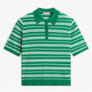 TOMMY HILFIGER - Merino Silk S/s Polo-nk Sweater - 0CG - F|WW0WW48450/0CG