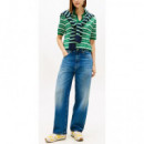 TOMMY HILFIGER - Merino Silk S/s Polo-nk Sweater - 0CG - F|WW0WW48450/0CG