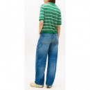 TOMMY HILFIGER - Merino Silk S/s Polo-nk Sweater - 0CG - F|WW0WW48450/0CG