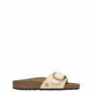BIRKENSTOCK - Madrid Big Buckle Tex - Natural - 1029035/NATURAL
