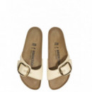 BIRKENSTOCK - Madrid Big Buckle Tex - Natural - 1029035/NATURAL