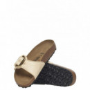 BIRKENSTOCK - Madrid Big Buckle Tex - Natural - 1029035/NATURAL