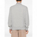 AUTRY - Sweatshirt Main Man U4HQ Heavy Jers Mel/bord - U4HQ - SWPMU4HQ/U4HQ