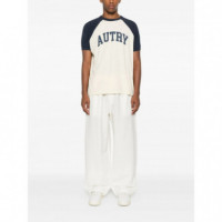 AUTRY - T-shirt Main Man L5CC Cotton Cloud - L5CC - TSPML5CC/L5CC