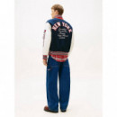 Tjm Varsity Badge Jacket Dark Night Navy  TOMMY JEANS