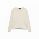 Jerséis y Sudaderas Jersey VERO MODA Silje O-neck Birch Light Grey