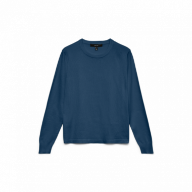 Jers&eacute;is y Sudaderas Jersey VERO MODA Silje O-neck Dark Denim