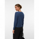 Jerséis y Sudaderas Jersey VERO MODA Silje O-neck Dark Denim