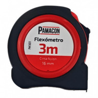 Flexometro Abs 3 Metros Cinta Nylon PAMACON