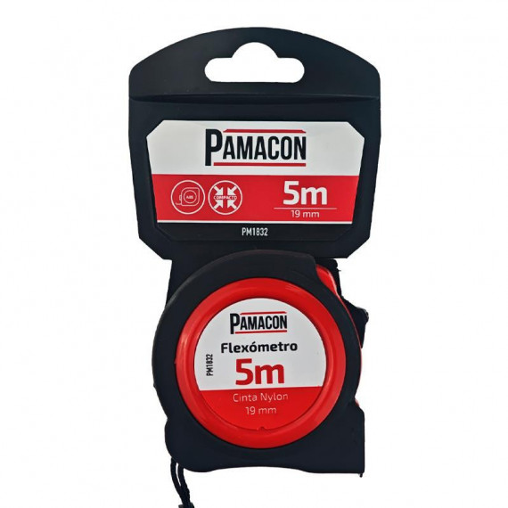 Flexometro Abs 5 Metros Cinta Nylon PAMACON