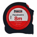 Flexometro Abs 8 Metros Cinta Nylon PAMACON