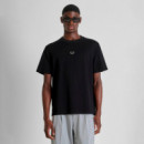 Camiseta Relaxed Fit con Logotipo de Goma  ANTONY MORATO