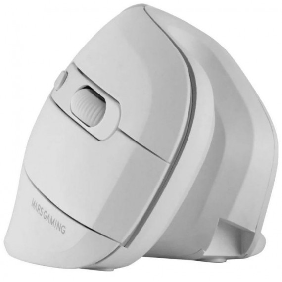 MARS GAMING Raton Inalambrico Ergonomico Mmw-ergopro Blanco
