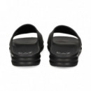 Pala Logo en Goma Negro  EA7