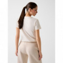 Camiseta con Logo de Corazones en Relieve de GUESS