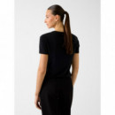 Camiseta con Logo Bordado de GUESS