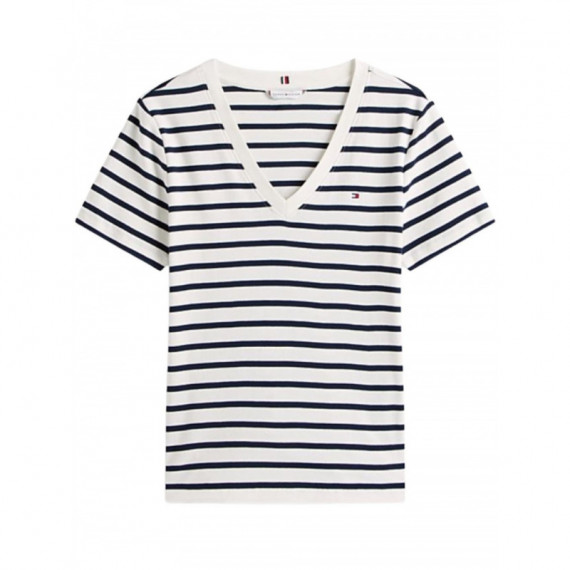 TOMMY HILFIGER - New Slim Cody V-neck Ss - 03L - F|WW0WW40584/03L