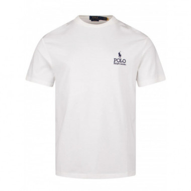 Polo RALPH LAUREN - SSCNCLSM6-SHORT Sleeve-t-shirt - Deckwash White - 710981136013/DECKWASH White