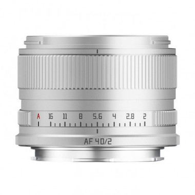Objetivo TTARTISAN Af 40MM F2 para L-mont Plata AF4020-L-S