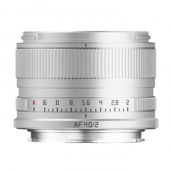 Objetivo TTARTISAN Af 40MM F2 para L-mont Plata AF4020-L-S
