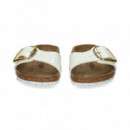 Pala Hebilla Big Charol Blanco  BIRKENSTOCK