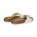 Pala Hebilla Big Charol Blanco  BIRKENSTOCK