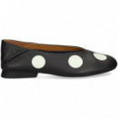 Bailarina Lunares Hielo+negro  CAMPER