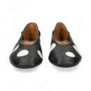 Bailarina Lunares Hielo+negro  CAMPER