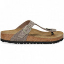 Pala 2 Hebillas Leopardo Beige  BIRKENSTOCK