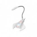 Micrófono de Sobremesa MARS GAMING Rgb Flexible USB Cable 1.5M Blanco (mmicw)