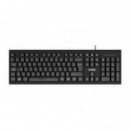 Teclado NILOX USB Negro (NXKBE000011)