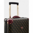 Maleta Trolley Latona con Logotipo 4G Peony de GUESS