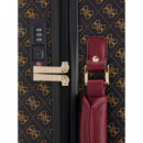 Maleta Trolley Latona con Logotipo 4G Peony de GUESS