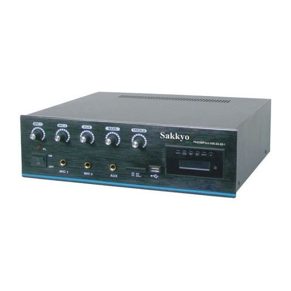 Amplificador Megafonía MP3 USB SAKKYO